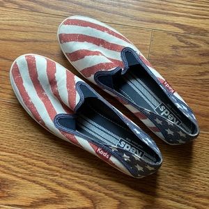 Keds Stars and Stripes slip on shoes